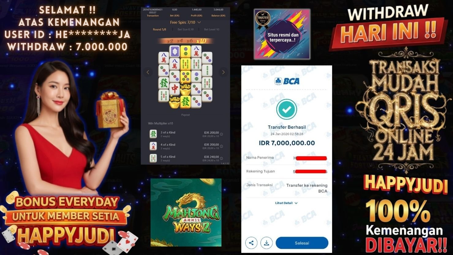HAPPYJUDI JACKPOT SLOT MAHJONG WAYS 2 